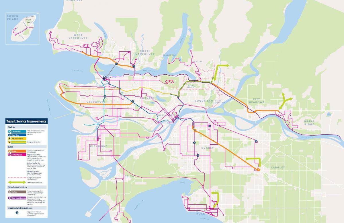 translink mapa de skytrain de vancouver