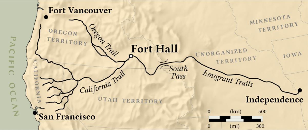 Mapa de fort vancouver