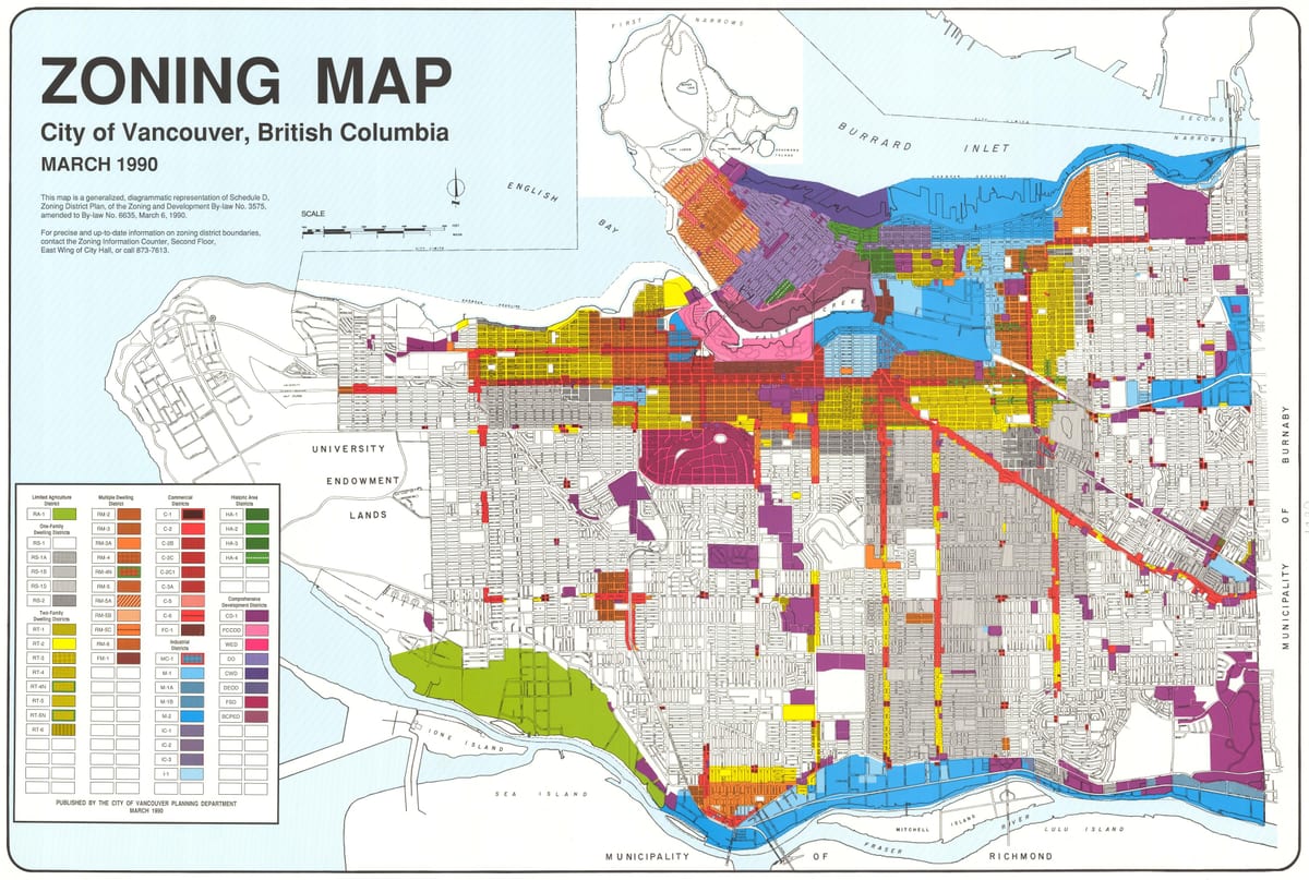 west vancouver mapa de zonificación
