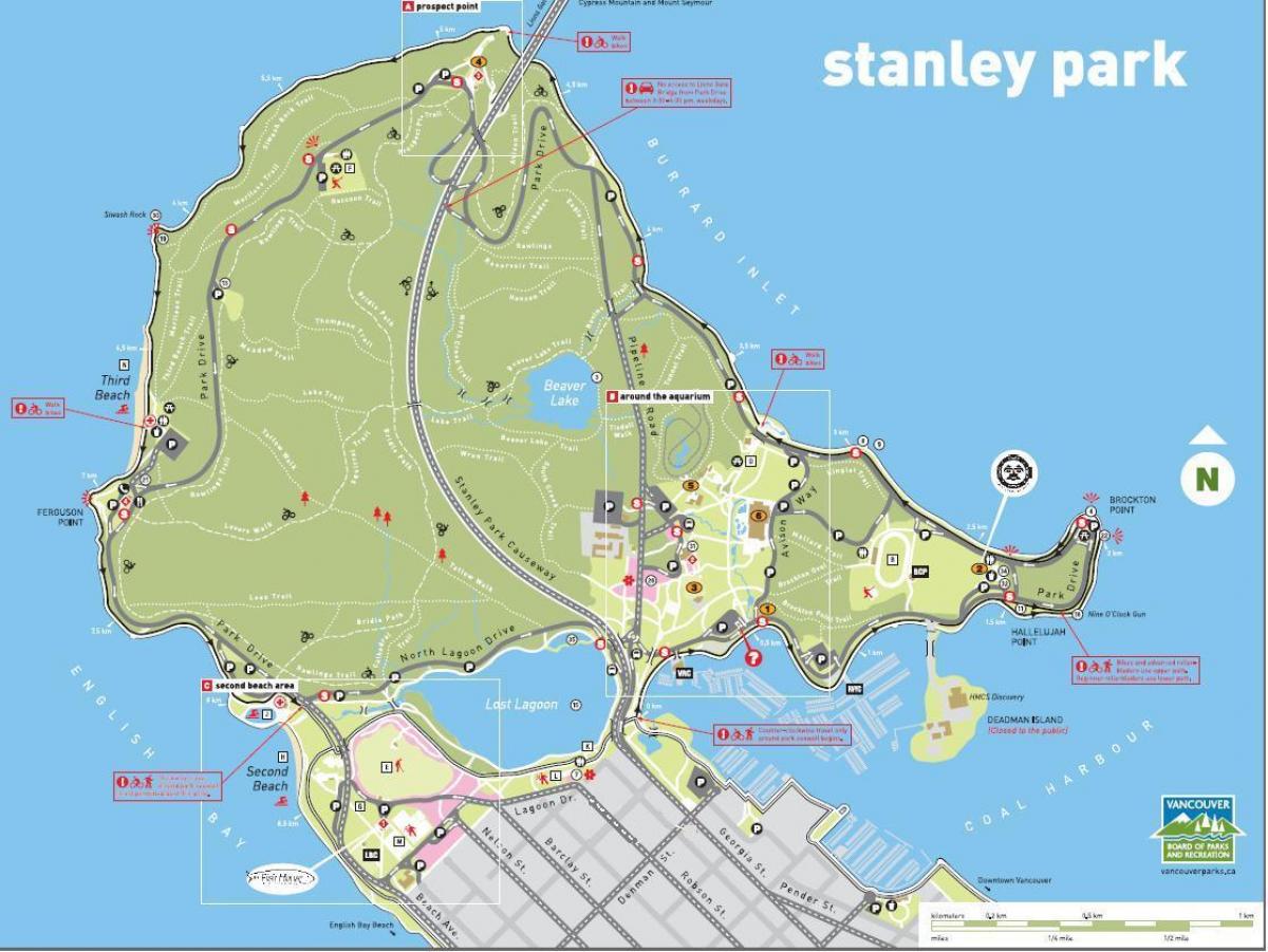stanley park mapa de trenes