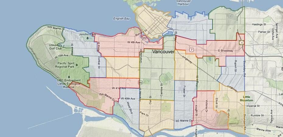 vsb escuela de captación mapa