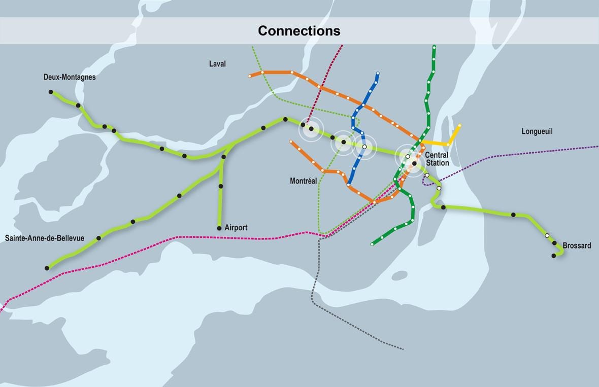 Mapa de vancouver monorriel