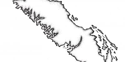 Mapa de la isla de vancouver esquema