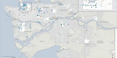 Metro de skytrain de vancouver mapa