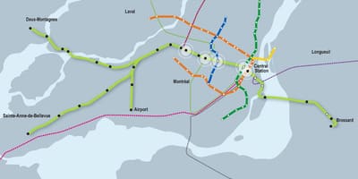Mapa de vancouver monorriel