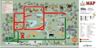 Mapa de vancouver zoo