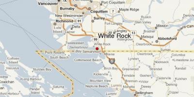 Mapa de white rock vancouver